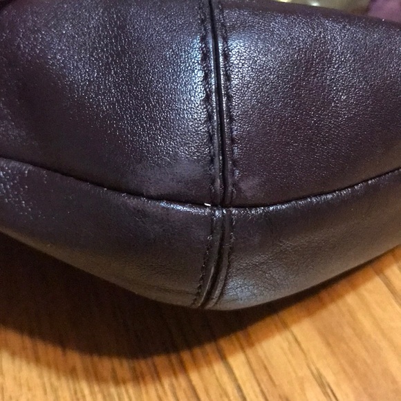 COACH Kristin Spectator Plum Leather Hobo - Picture 16 of 16